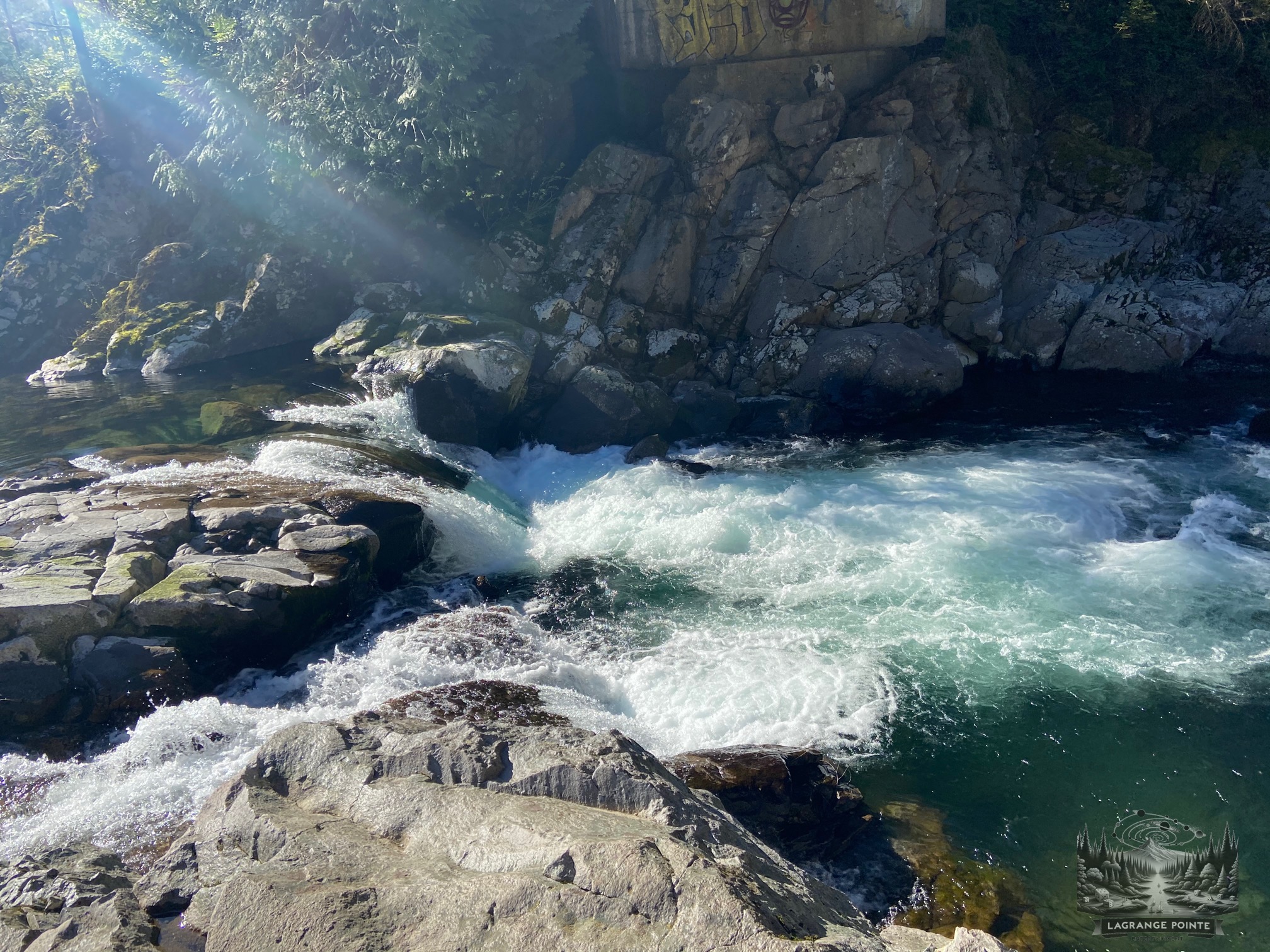 Duggan Falls Under the Bridge